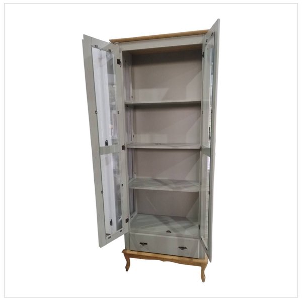 cristaleira 2 portas sp com pe luiz cv 3