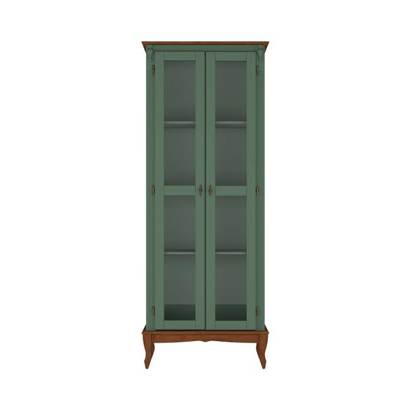 cristaleira 2 portas sp com pe luiz vd