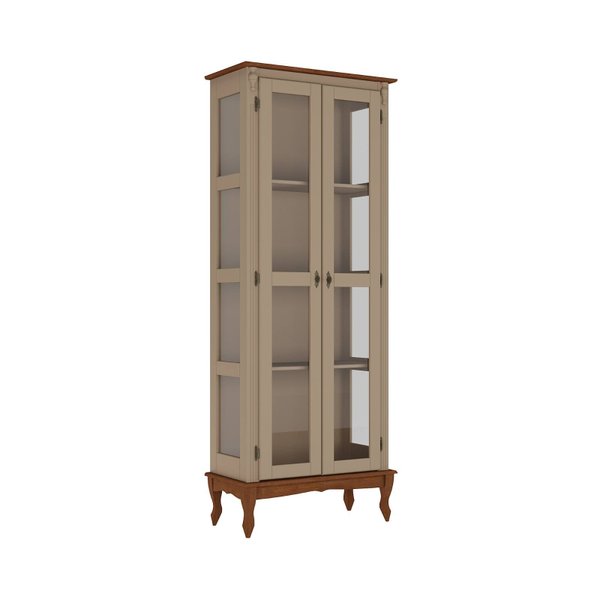 cristaleira 2 portas sp com pe luiz nd 2