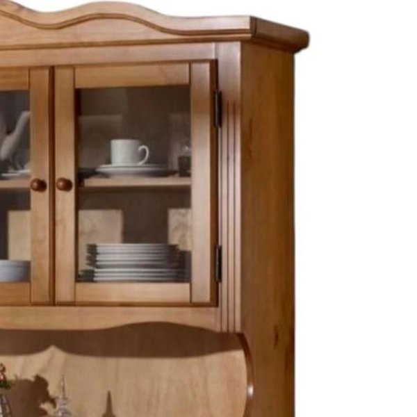 arca oratoria 3d em madeira 3 portas vidro e 3 portas fechadas 2