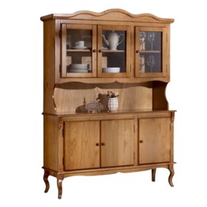 arca oratoria 3d em madeira 3 portas vidro e 3 portas fechadas nv