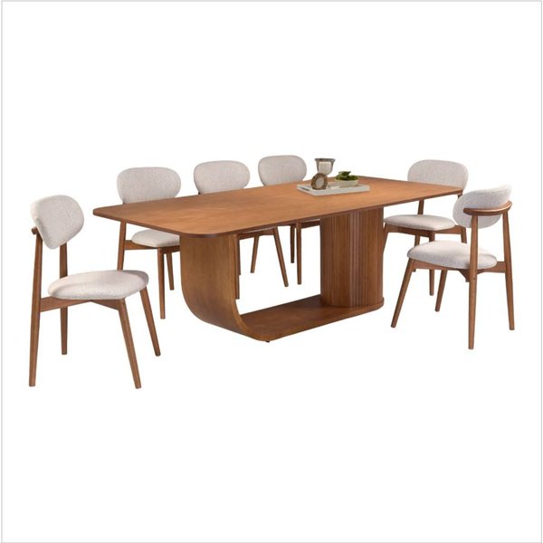 mesa de jantar serena com cadeira serena 5