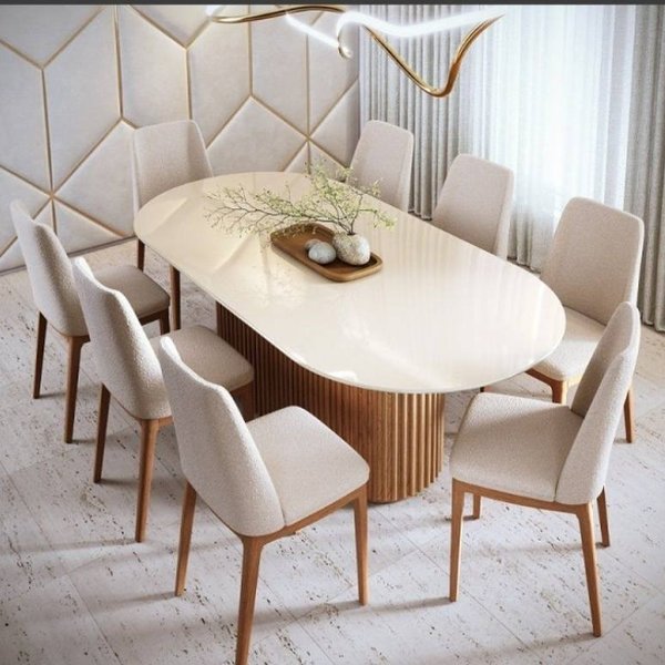 conjunto de jantar living cinamomo e offwhite 1